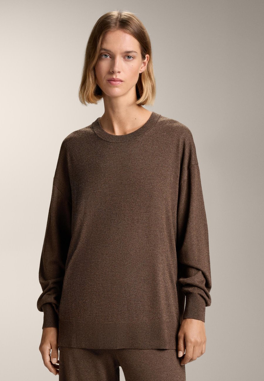 

Джемпер OYSHO ROUND NECK KNIT 10% CASHMERE, Brown