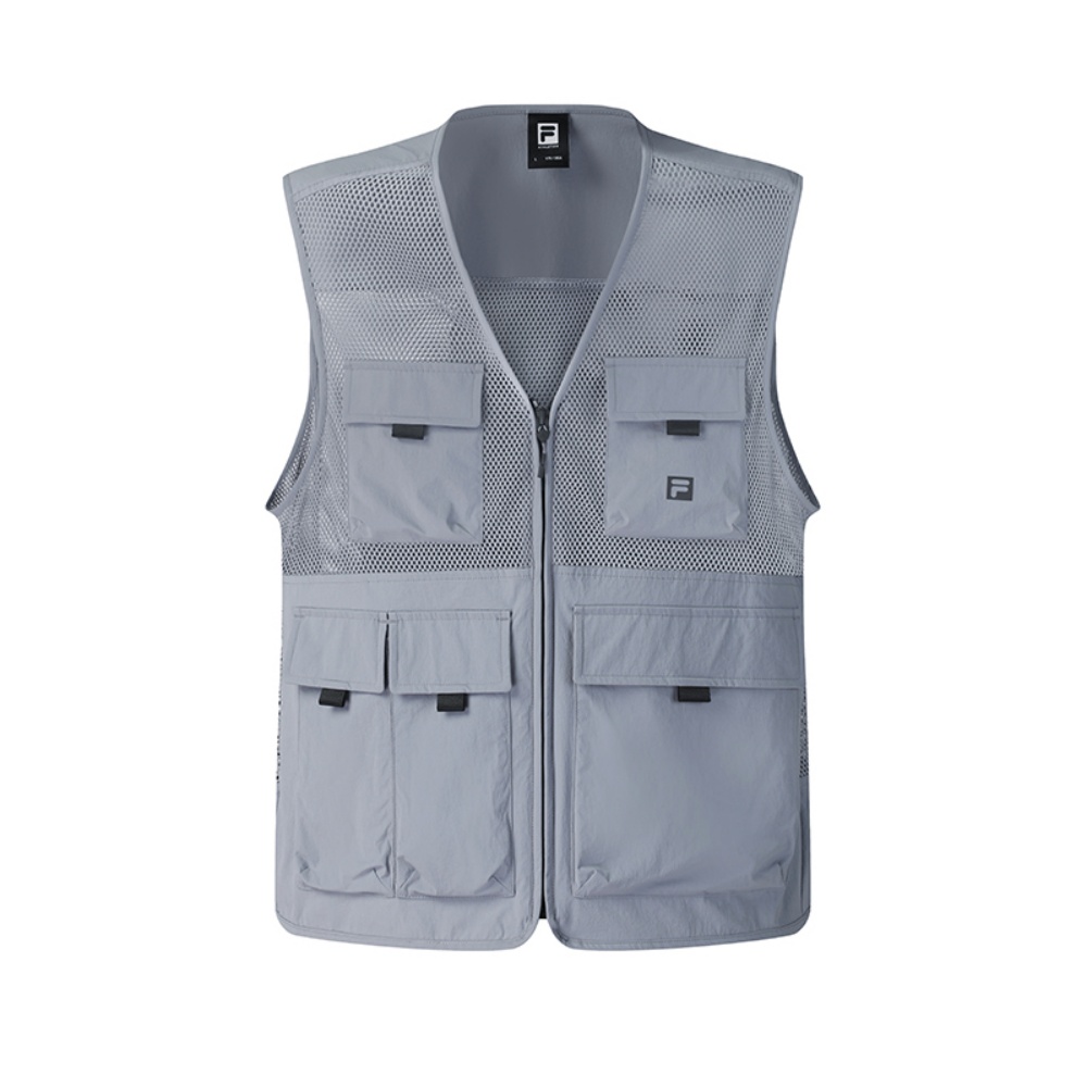 

FILA Мужская футболка для легкой атлетики верескового серого цвета, Heather Gray Ash