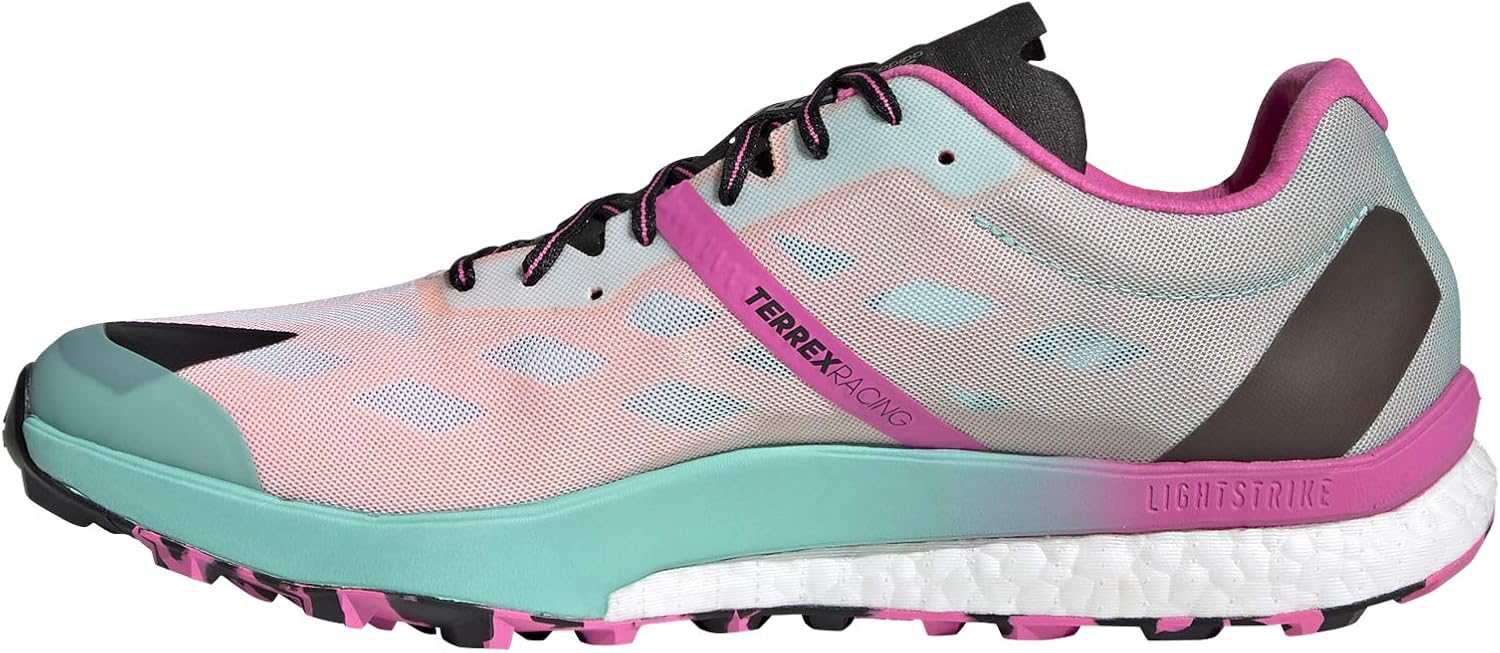 Мужские кроссовки adidas Terrex Speed Ultra Trail, белый/розовый — фото 4