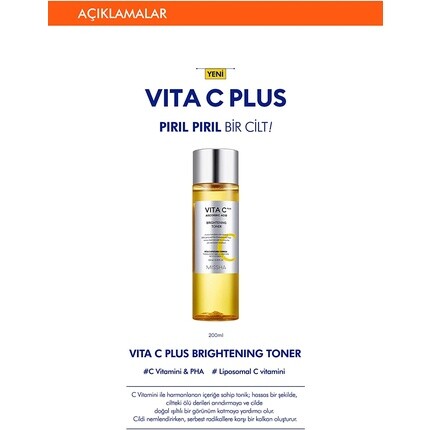 Тоник Missha — Осветляющий Vita C Plus, , ,76 жидких унций, 200 мл — фото 2