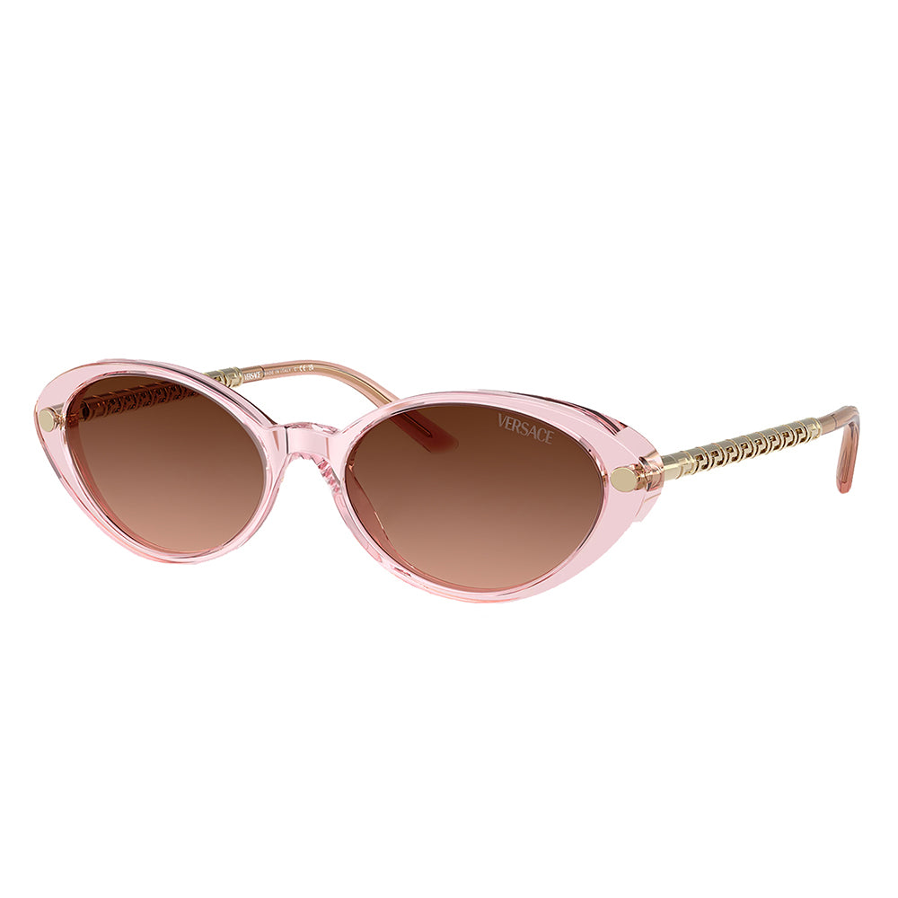 

Versace VE 4469 54725M 54 мм женские овальные солнцезащитные очки, розовый/прозрачный