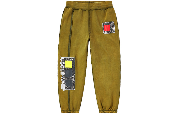 

A-COLD-WALL* Вязаные спортивные штаны Unisex Moss Green
