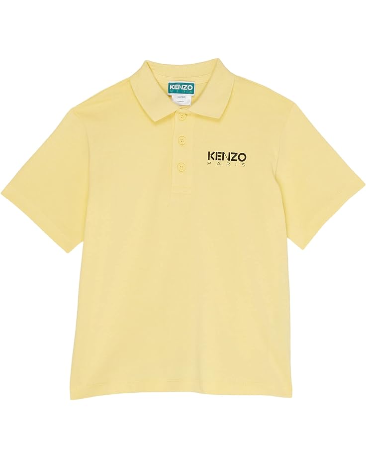 

Поло Kenzo Short Sleeve Polo Front Embroidered Logo, желтый