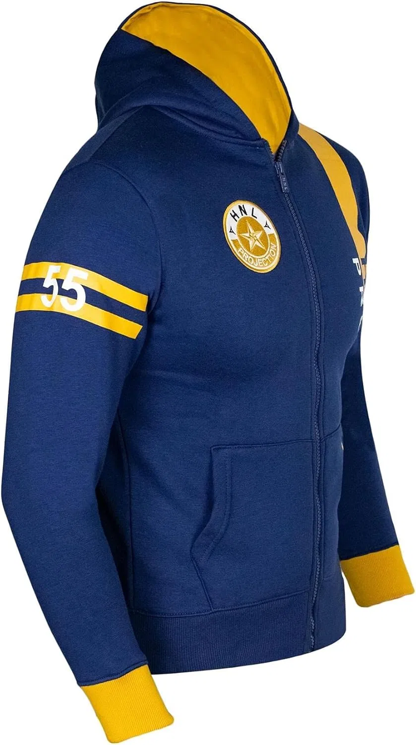 Детский спортивный костюм с капюшоном A2Z 4 Kids, Indigo & Mustard — фото 3