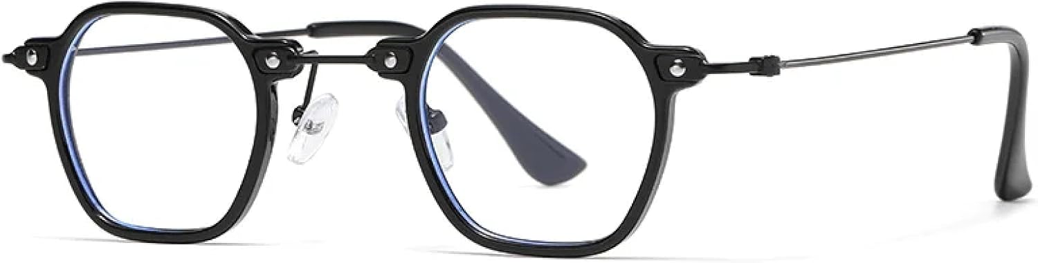 

Солнцезащитные очки с защитой UV400 | Стиль «стимпанк», маленькие круглые линзы с градиентом | для женщин и мужчин, для занятий спортом на открытом воздухе и вождения DSVIGF, Black Clear