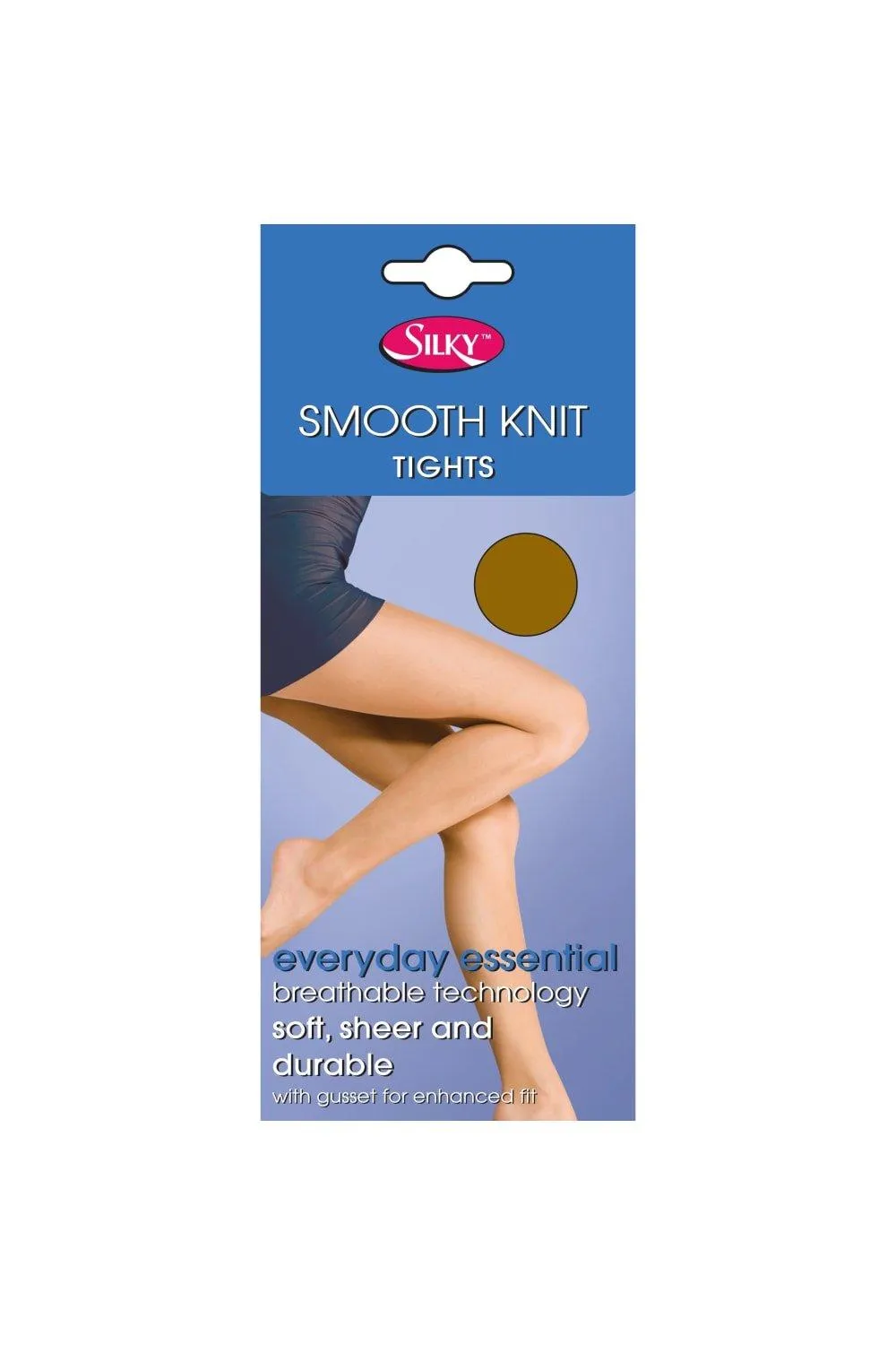 

Гладкие трикотажные колготки (1 пара) Silky, розовый