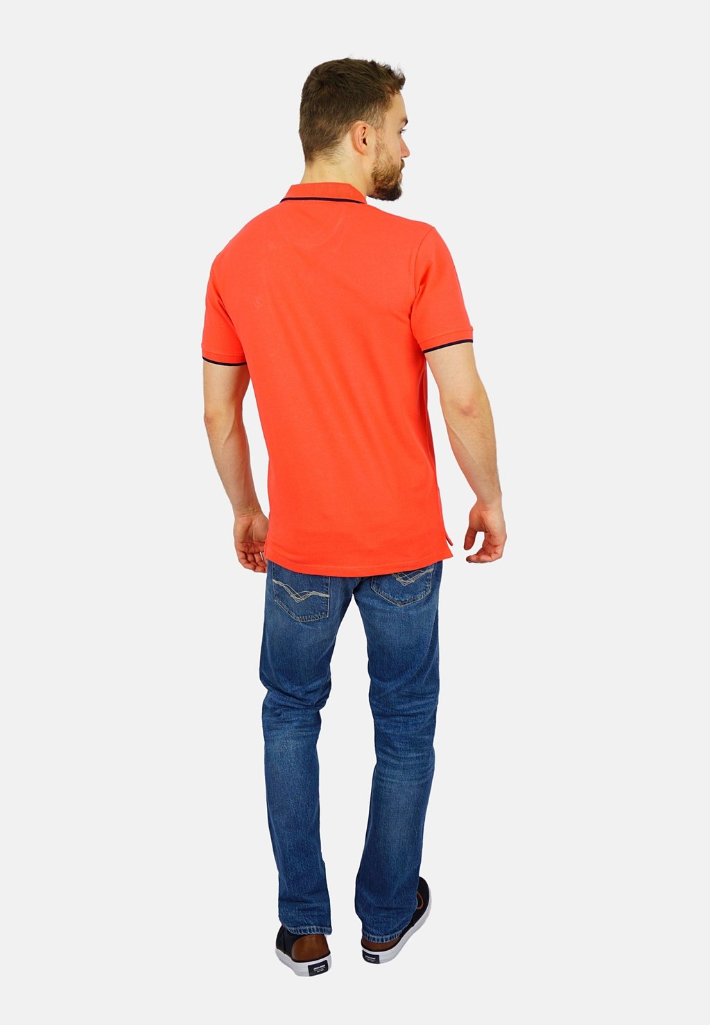 Поло SHORTSLEEVE FASHION U.S. Polo Assn., светло-красный — фото 4