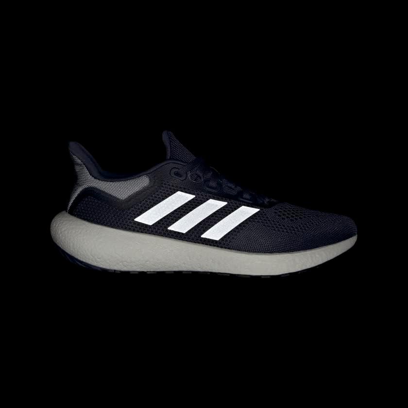 Кроссовки Adidas для взрослых унисекс Pureboost 22, белый/черный — фото 3