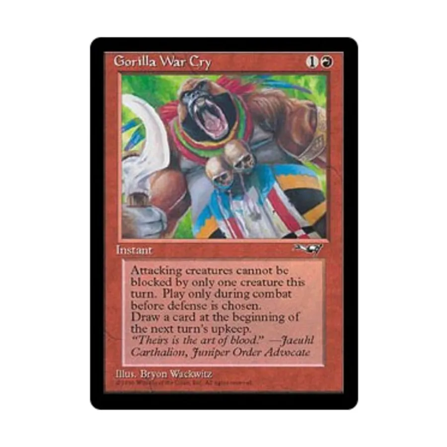 

CCG Боевой клич гориллы - Вер. 1 (С1), MTG - Alliances