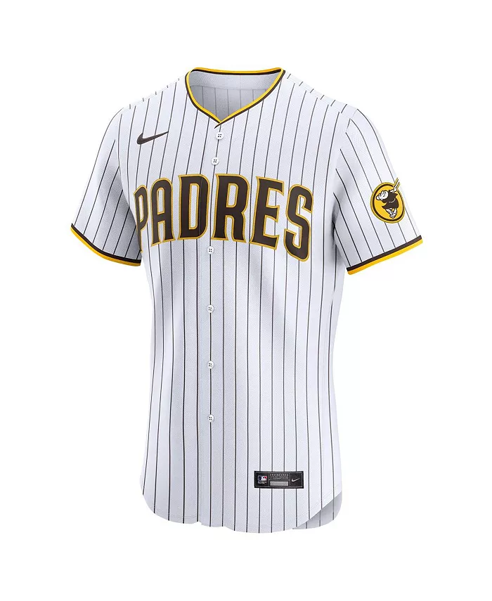 Мужская домашняя элитная футболка San Diego Padres белого цвета Fernando Tatis Jr Nike — фото 3