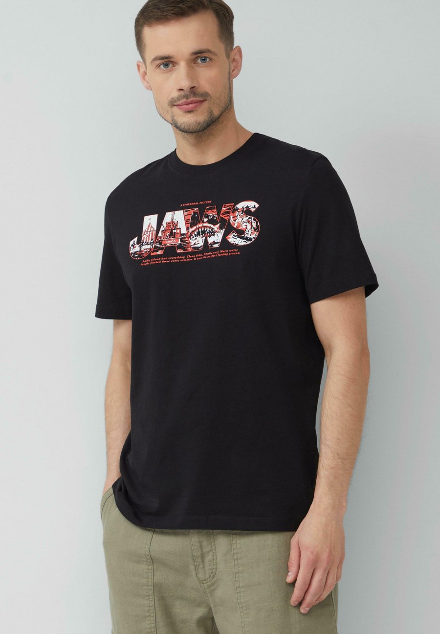 

Футболка s.Oliver MIT JAWS, Schwarz/Black, Черный, Футболка s.Oliver MIT JAWS, Schwarz/Black