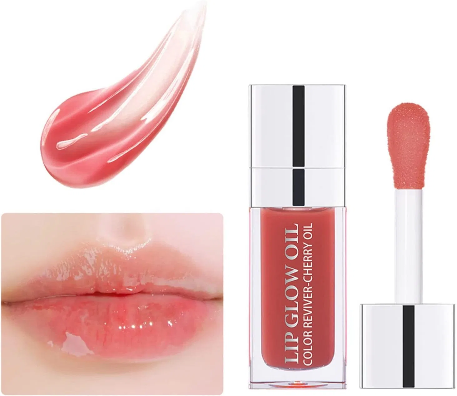 Блеск для губ Plumping Lip Oil, увлажняющий, Kendori, 6 мл, оттенок #03