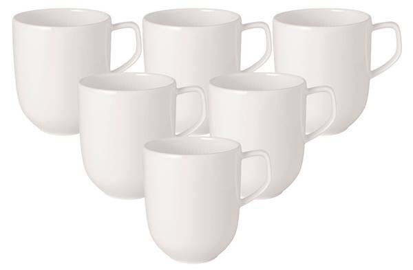 

Набор кофейных кружек afina, 6 шт. Villeroy & Boch, белый