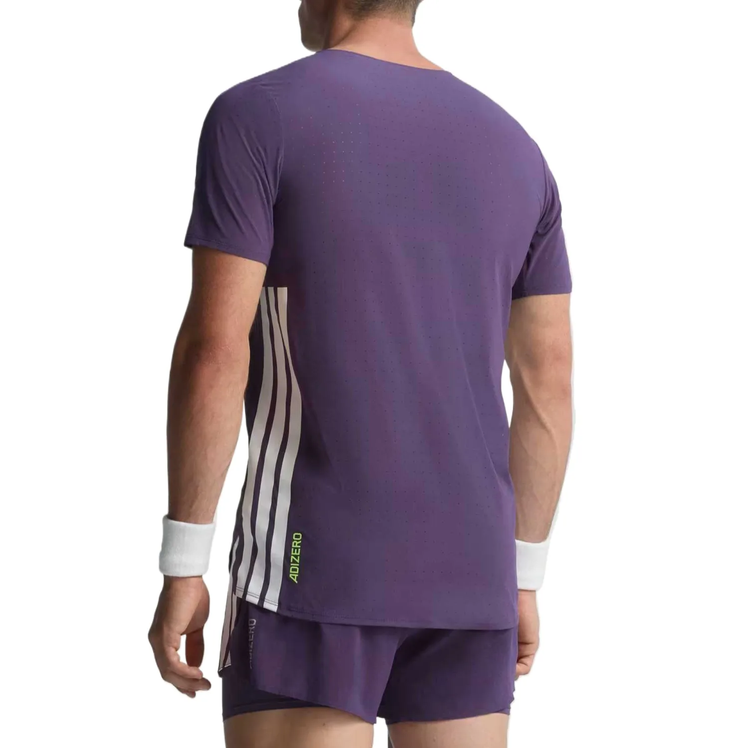 Adidas Футболка мужская фиолетовая с круглым вырезом — фото 4