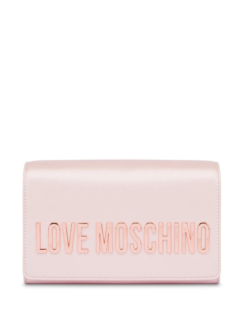 

Сумка через плечо с логотипом Love Moschino, розовый