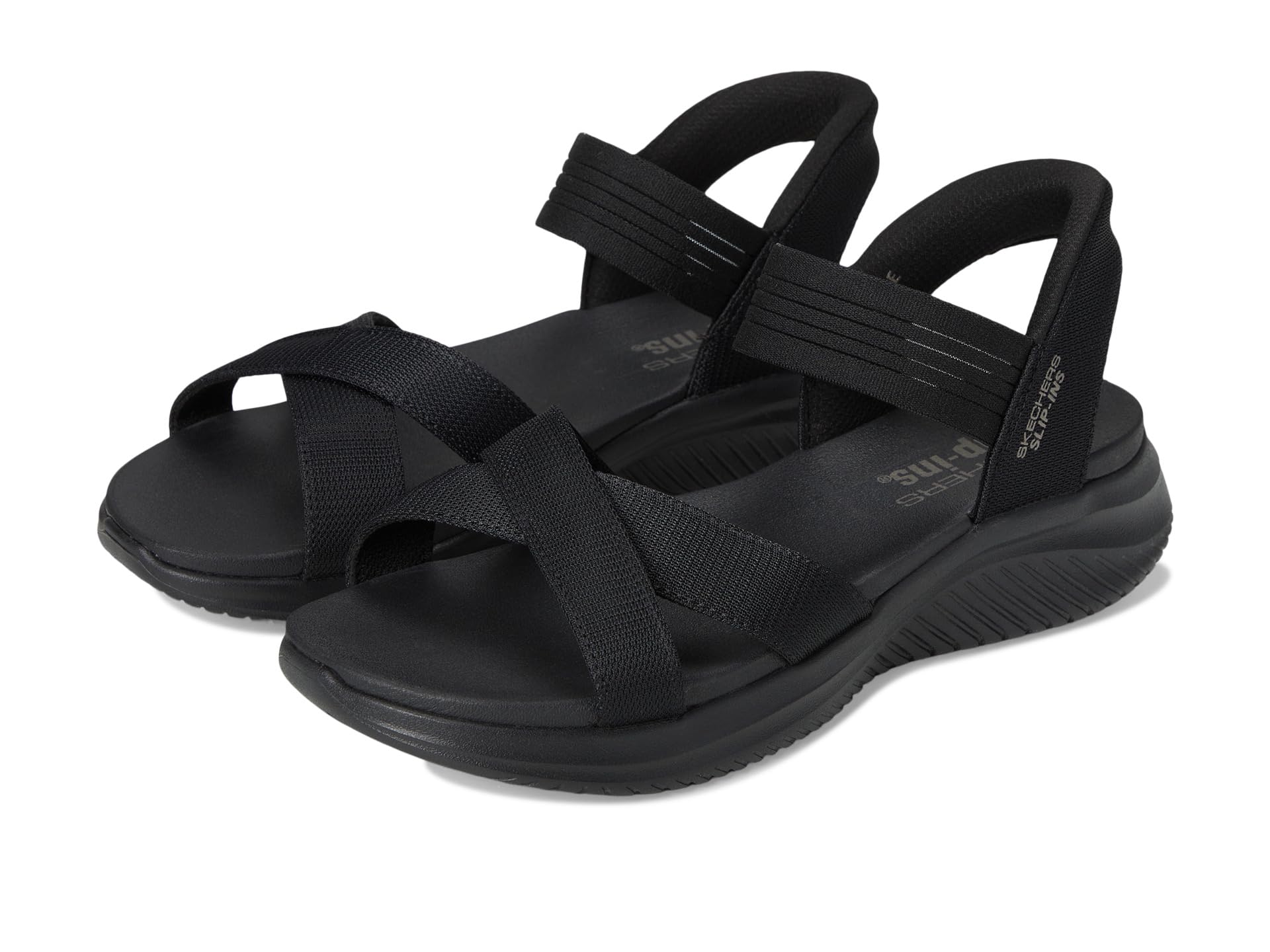 Сандалии SKECHERS Ultra Flex 3.0 - Never Netter Hands Free Slip-Ins, черный