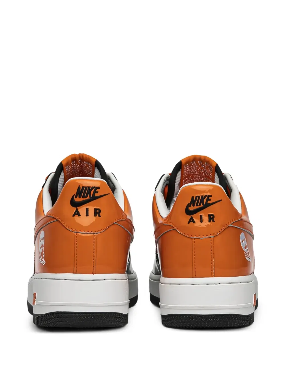 Низкие кроссовки Air Force 1 на Хэллоуин Nike, черный — фото 2