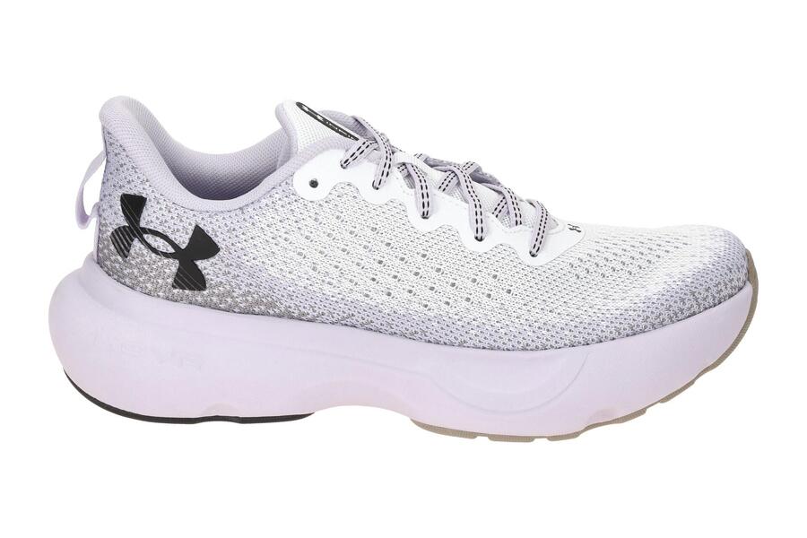 Спортивные кроссовки Under Armour Infinite фиолетово-серые женские 3027524 — фото 2