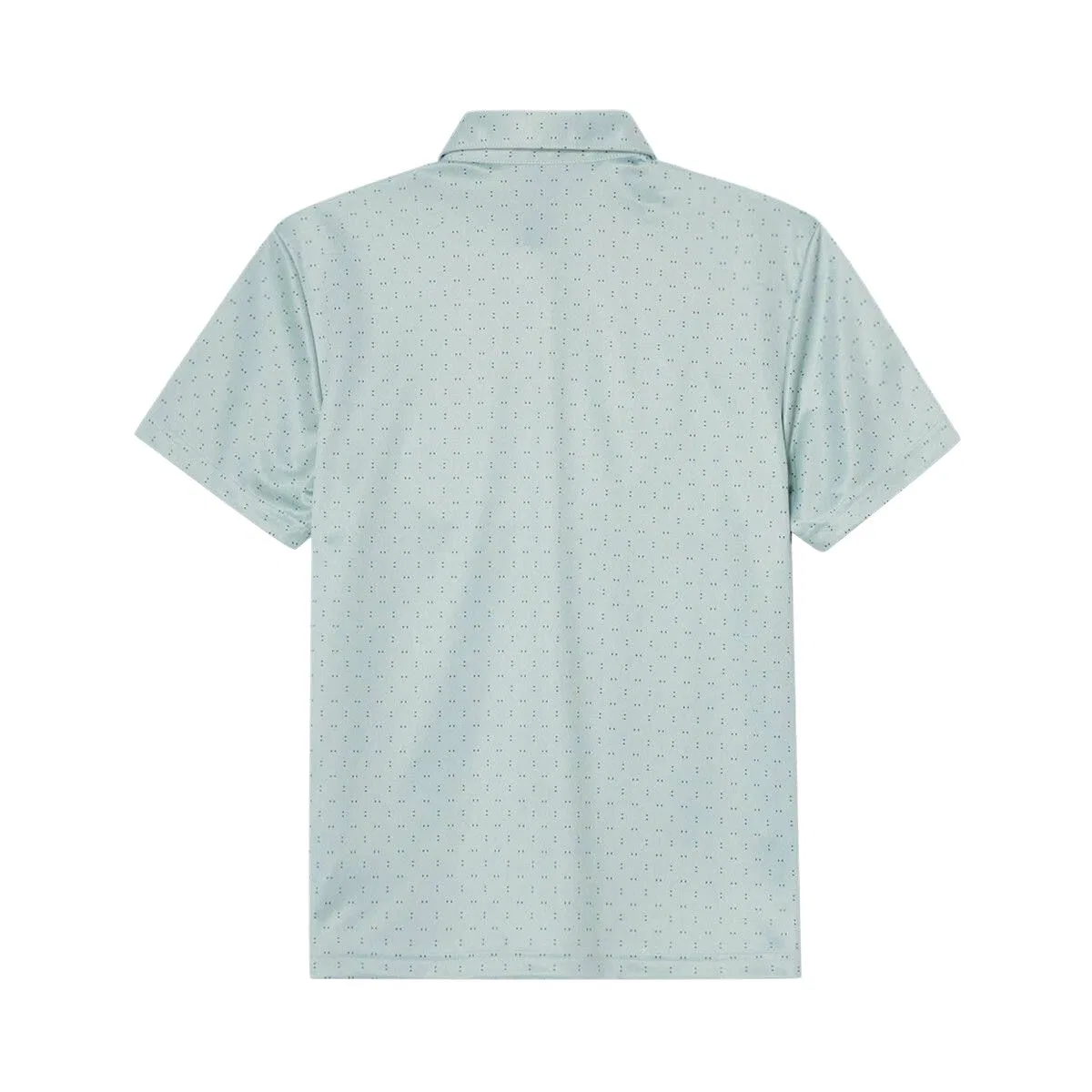 Поло Adidas Men's Lapel Moderate серо-голубое — фото 3