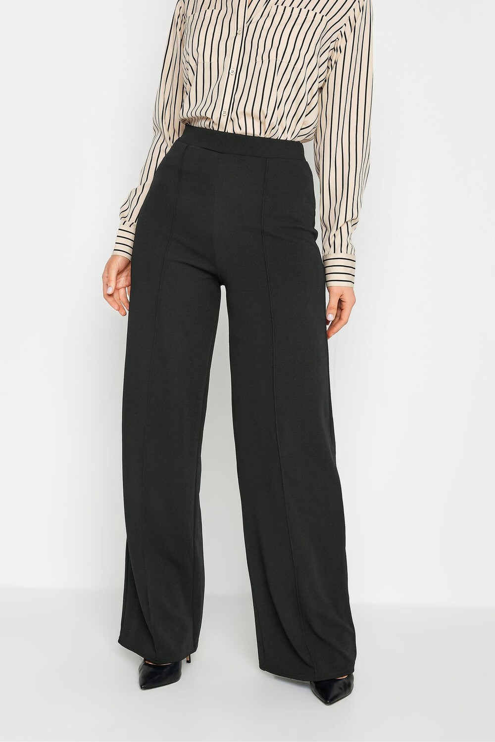 

Широкие брюки из крепа Long Tall Sally, черный