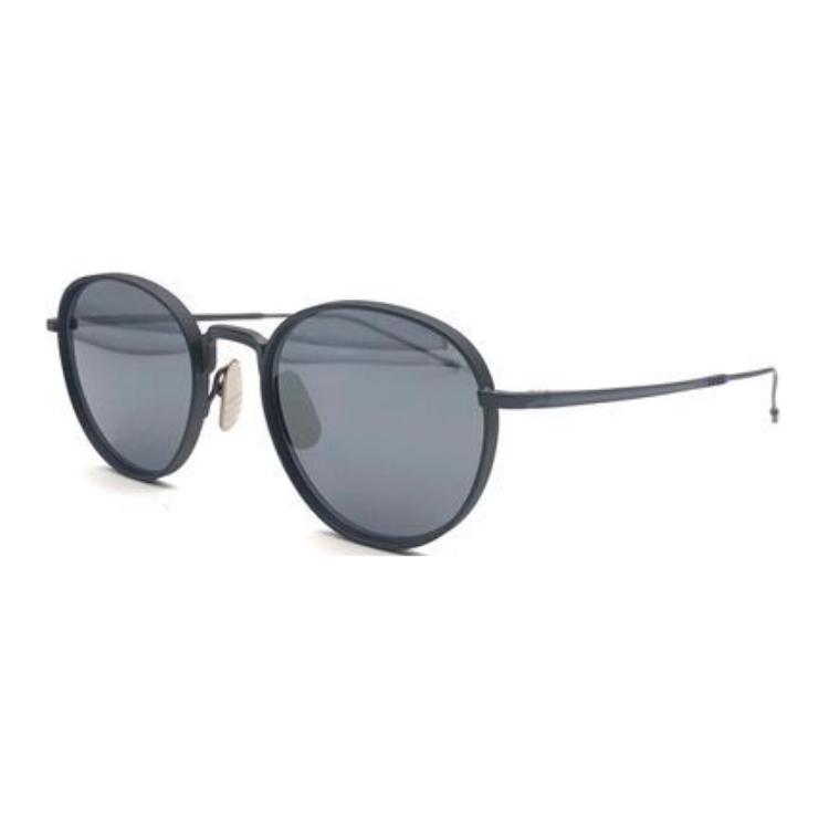 

THOM BROWNE Круглые солнцезащитные очки, Black