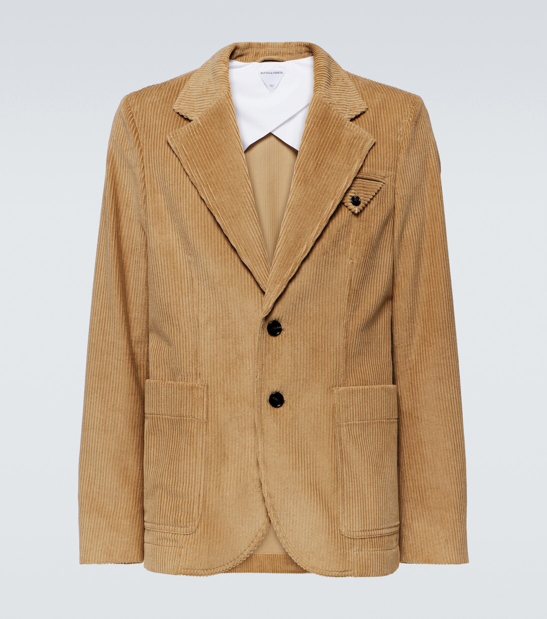 

Куртка из хлопкового вельвета Bottega Veneta, цвет pale oak