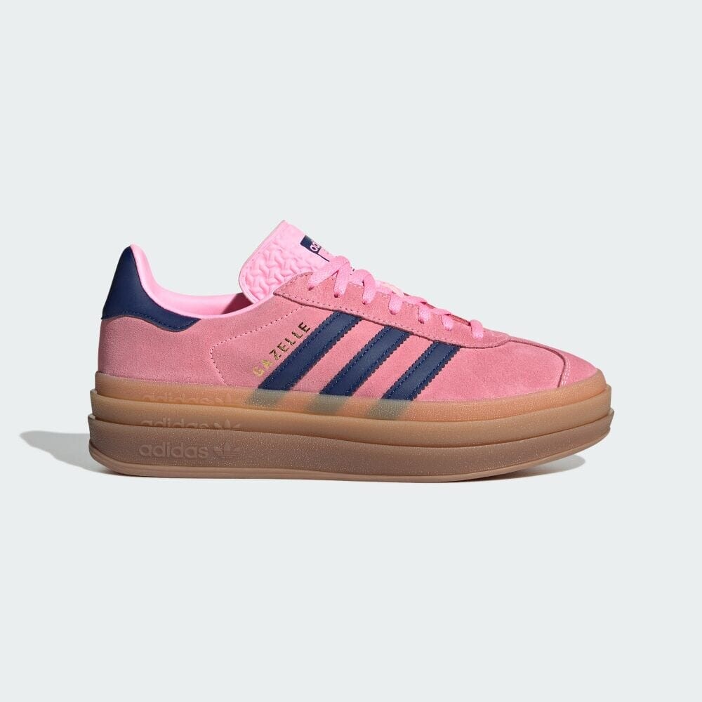 

Кроссовки Adidas GAZELLE BOLD, цвет Pink Glow/Victory Blue/Gum