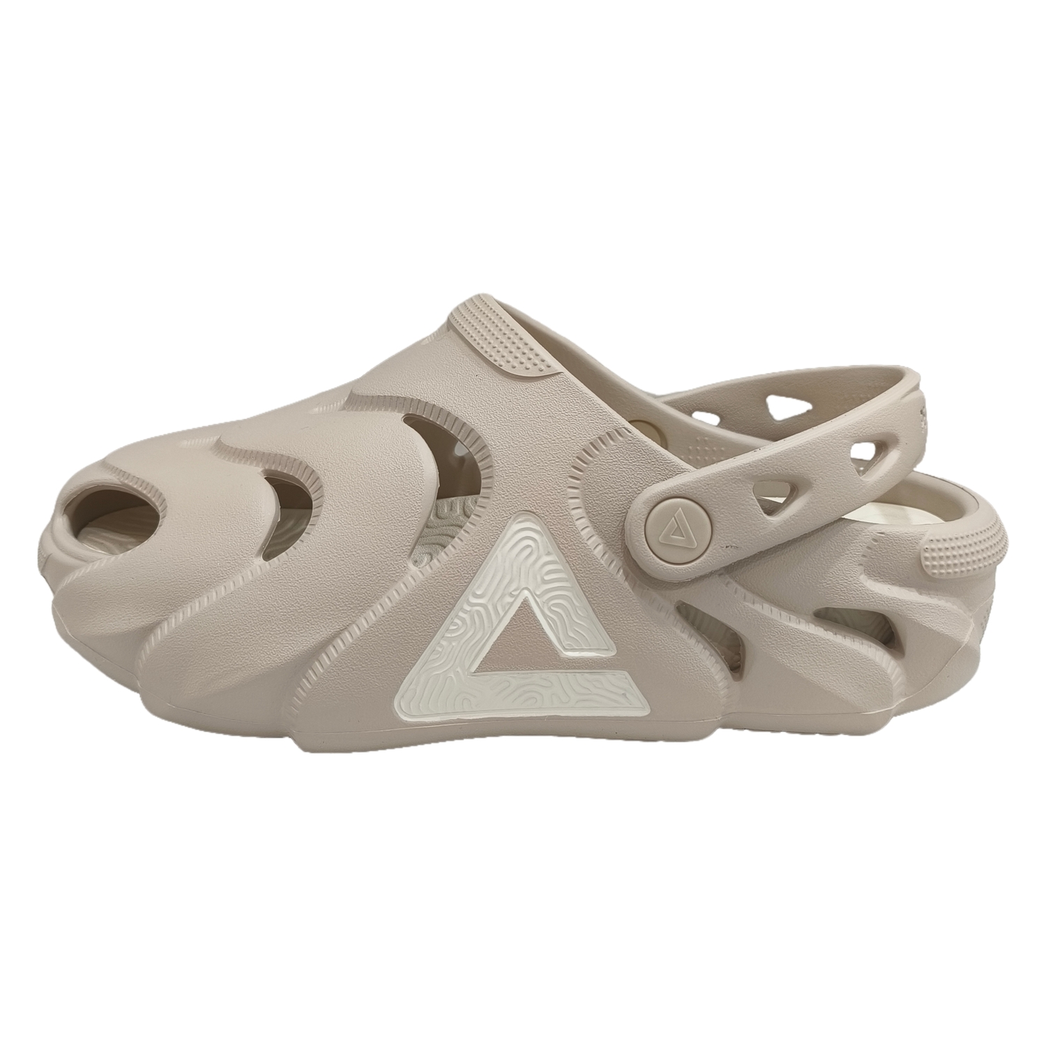 

PEAK Кунпэн мужские клоги черно-бежевые с отверстиями (сидят свободно, рекомендуется брать на размер меньше), цвет Beige Gray (Runs Slightly Large, Recommended to Size Down)