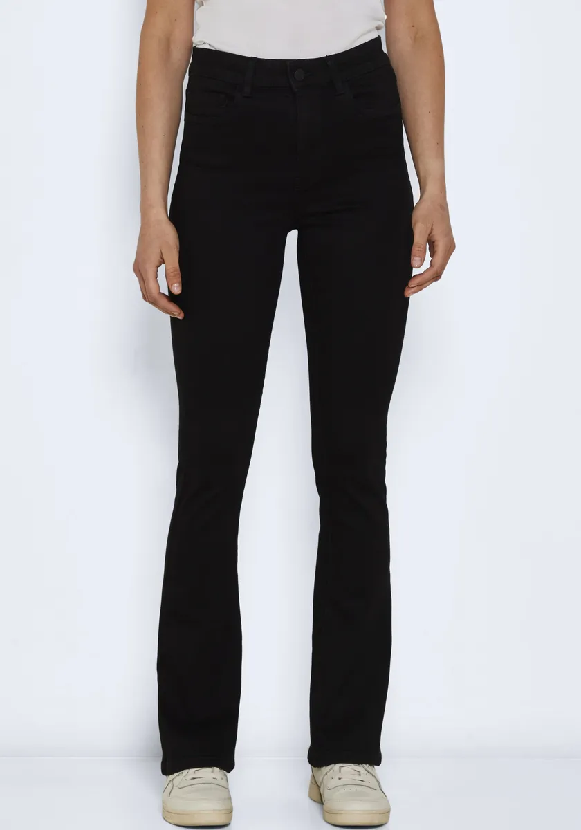 

Джинсы "шумный май" "NMSALLIE HW FLARE JEANS VI023BL NOOS" Noisy May, черный