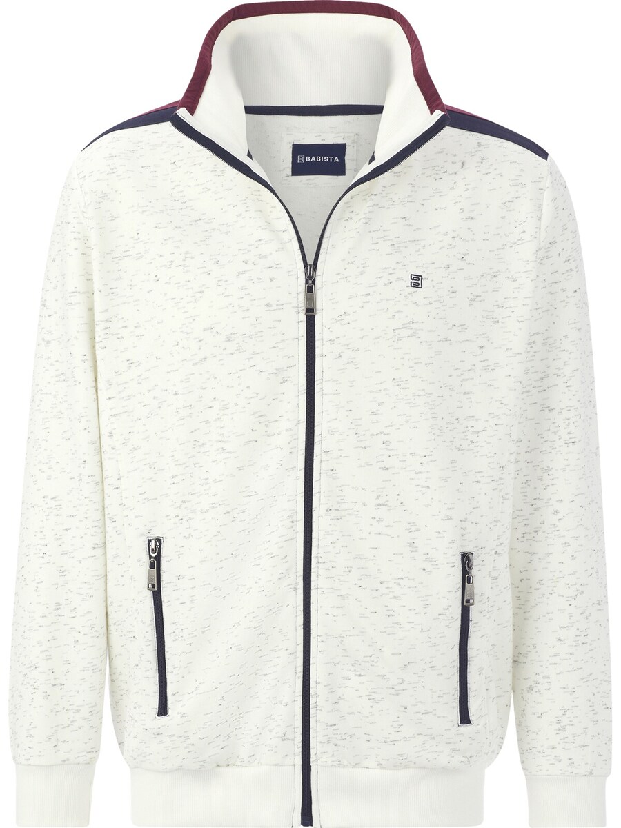 

Толстовка с капюшоном на молнии BABISTA Mirdon, цвет mottled white