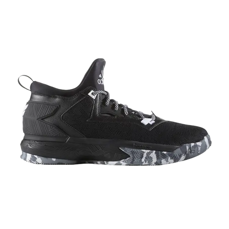 

Кроссовки Adidas D Lillard 2 'Black White Grey', черный