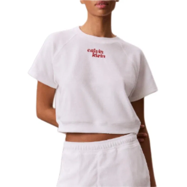 Футболка женская с круглым вырезом Calvin Klein Bright White