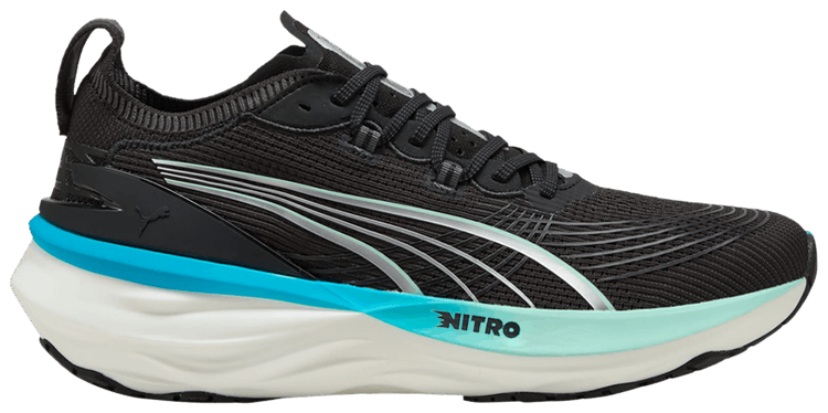

Кроссовки Puma ForeverRun Nitro 2 'Black Speed Blue', черный