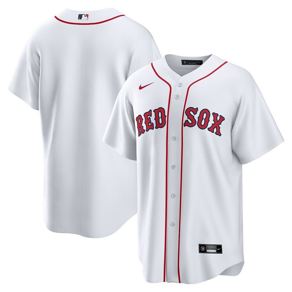 

Мужская белая майка Nike Boston Red Sox Home Replica Team, цвет Rsx White