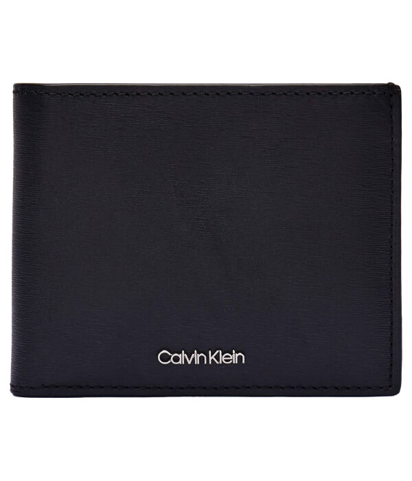 

Кожаный кошелек Calvin Klein, черный