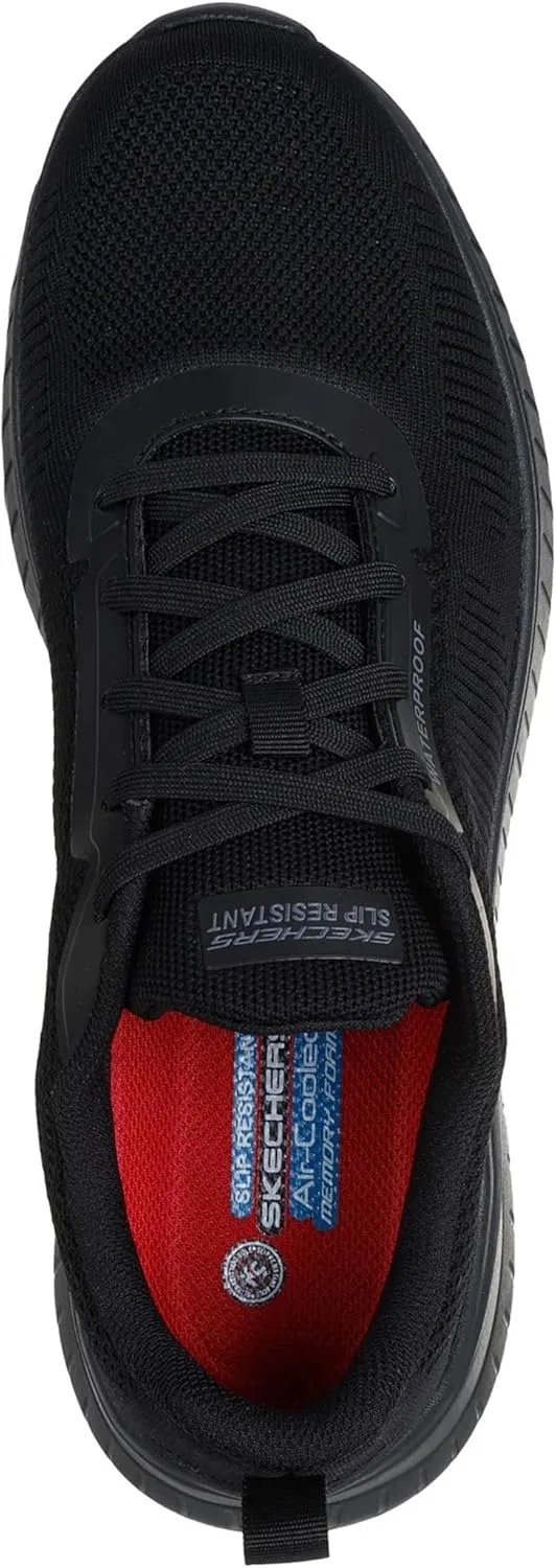 Мужские рабочие медицинские ботинки Skechers Squad Chaos Sr Parley, Blk Black — фото 4