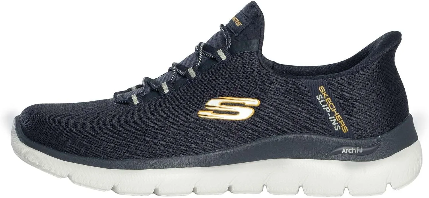 Мужские кроссовки Skechers Arch Fit Summits Kynor, синий/желтый — фото 2