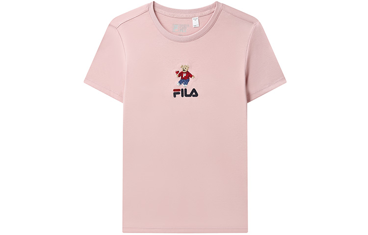 

Футболка с рукавами, женская, Wheat Town Powder FILA, Wheat Town Pink