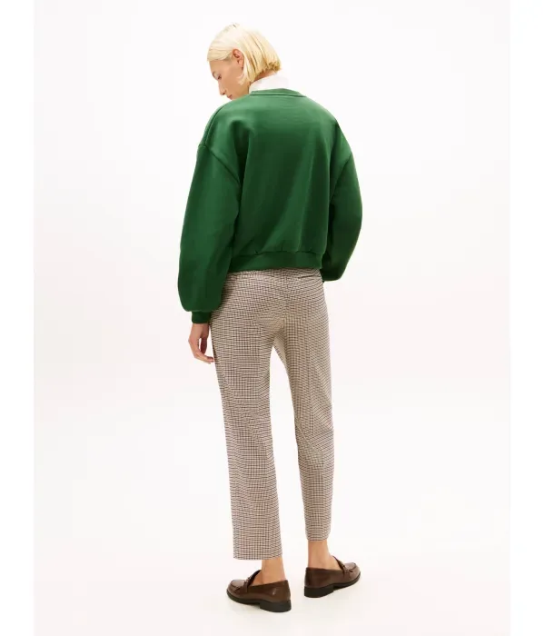 Толстовка VARSITY loose fit Tommy Hilfiger, бутылочно-зеленый — фото 3