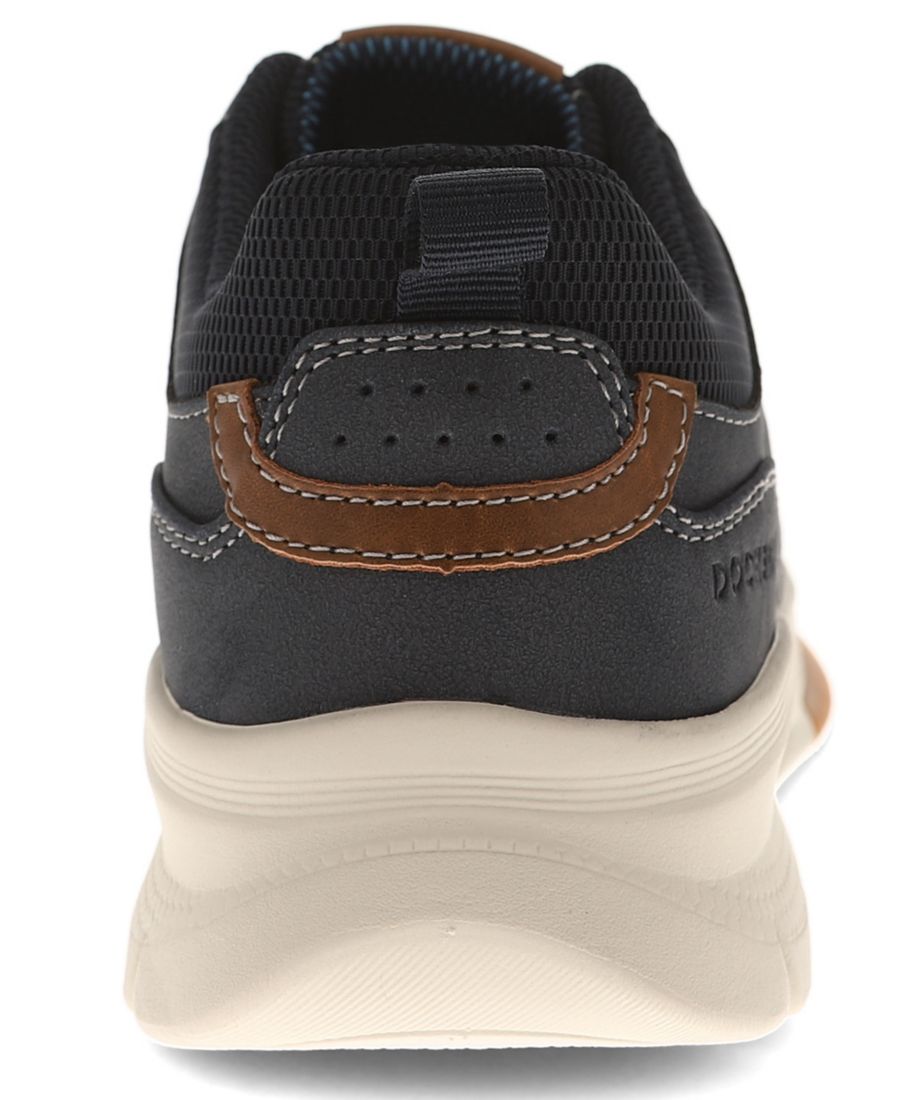 Мужские повседневные кроссовки Pivot Active Rebound на шнуровке Dockers, Navy/Tan — фото 3