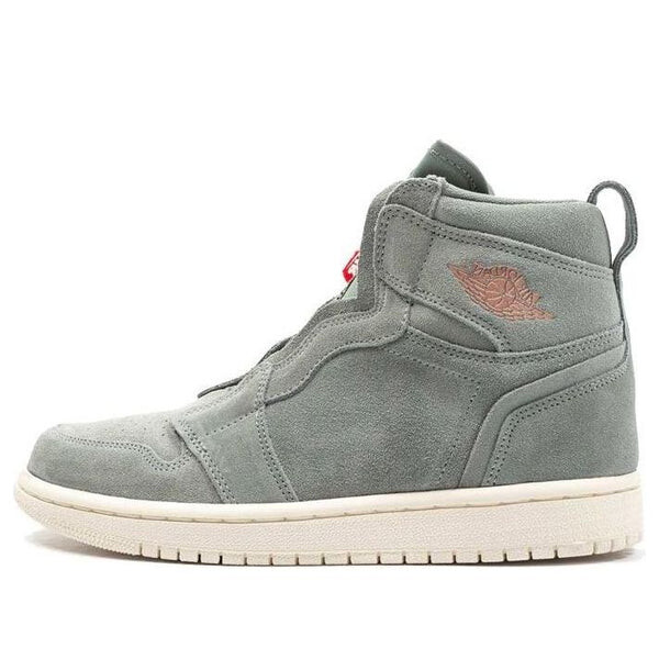 Кроссовки 1 ретро высокая молния Air Jordan, зеленый