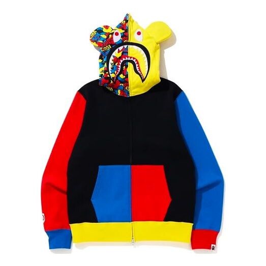 

Толстовка x medicom toy shark camo full zip hoodie 'multicolor' A Bathing Ape, мультиколор