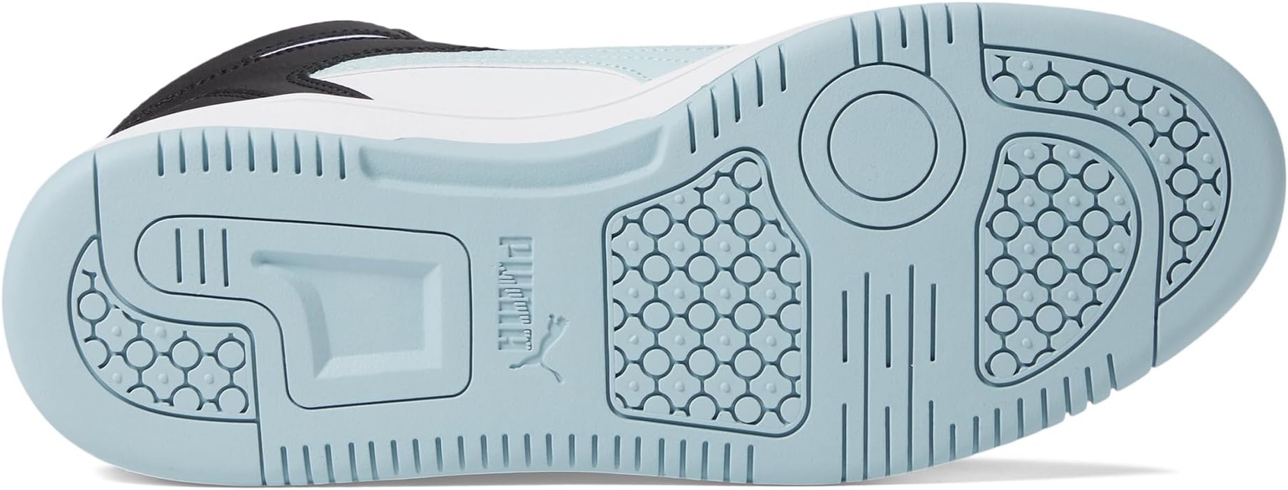 Кроссовки PUMA Rebound Layup Mid Shoes, Puma White/Frosted Dew/Puma Black — фото 3