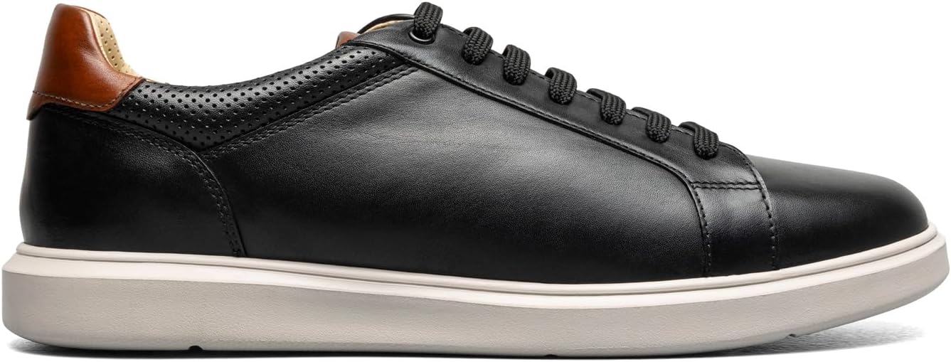 Мужские социальные кроссовки Florsheim на шнуровке, Black-cognac — фото 2