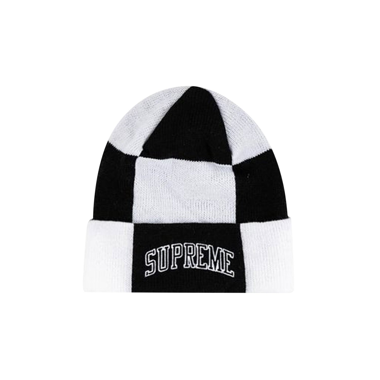 

Шапка Supreme Checkerboard, цвет Белая