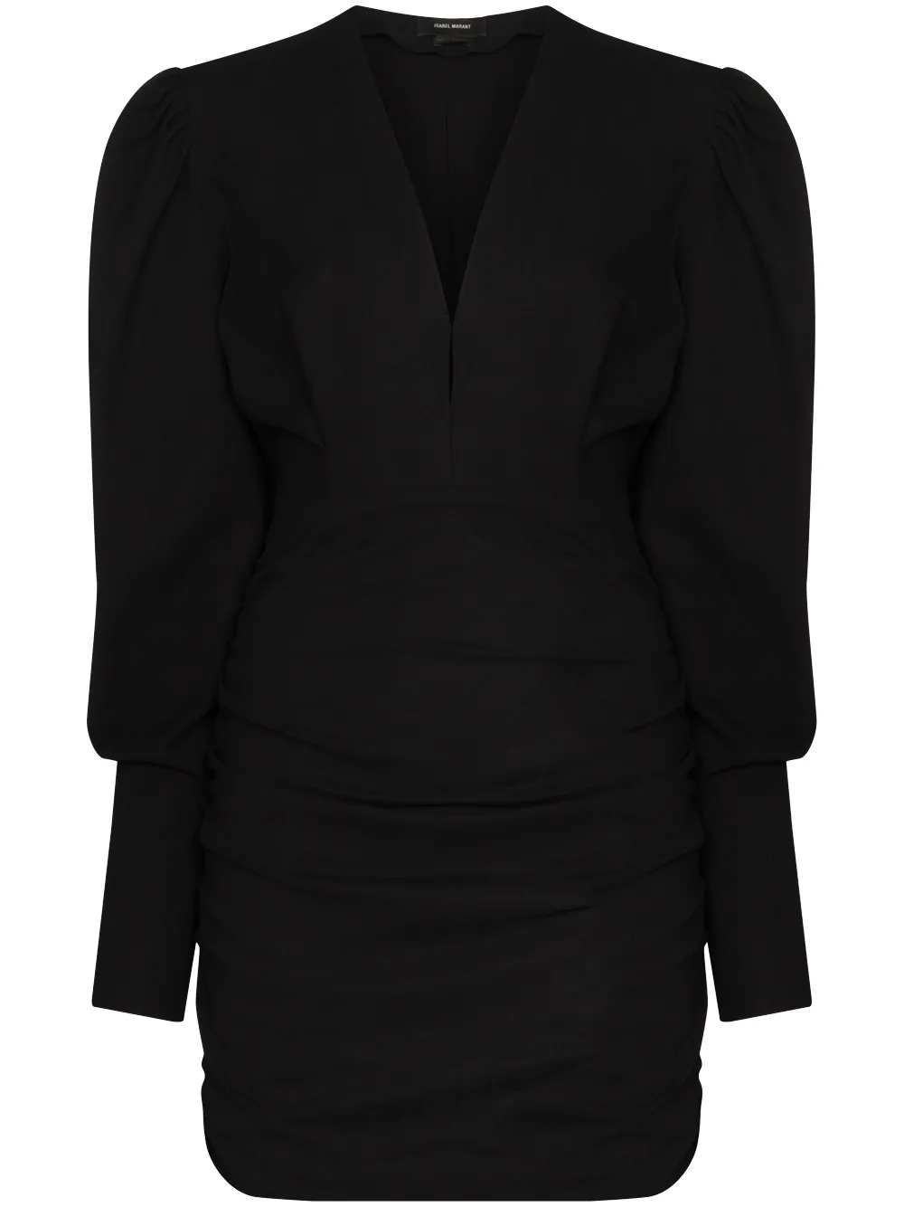 

Платье мини Stella со сборками ISABEL MARANT, черный