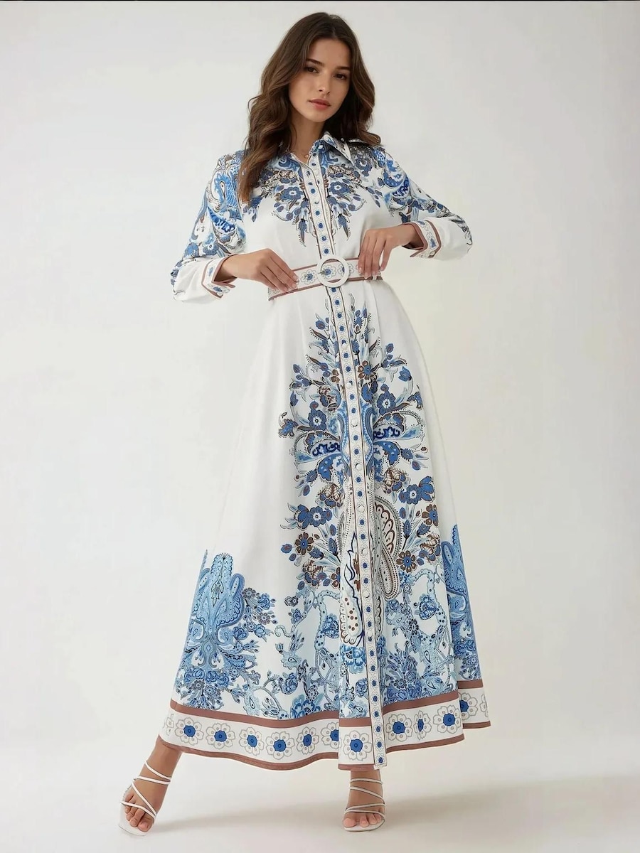 

Платье-рубашка Hiccup, сапфировый