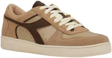 Гимнастические кроссовки Diadora унисекс Magic Basket Low из замшевой кожи, бежевый — фото 2