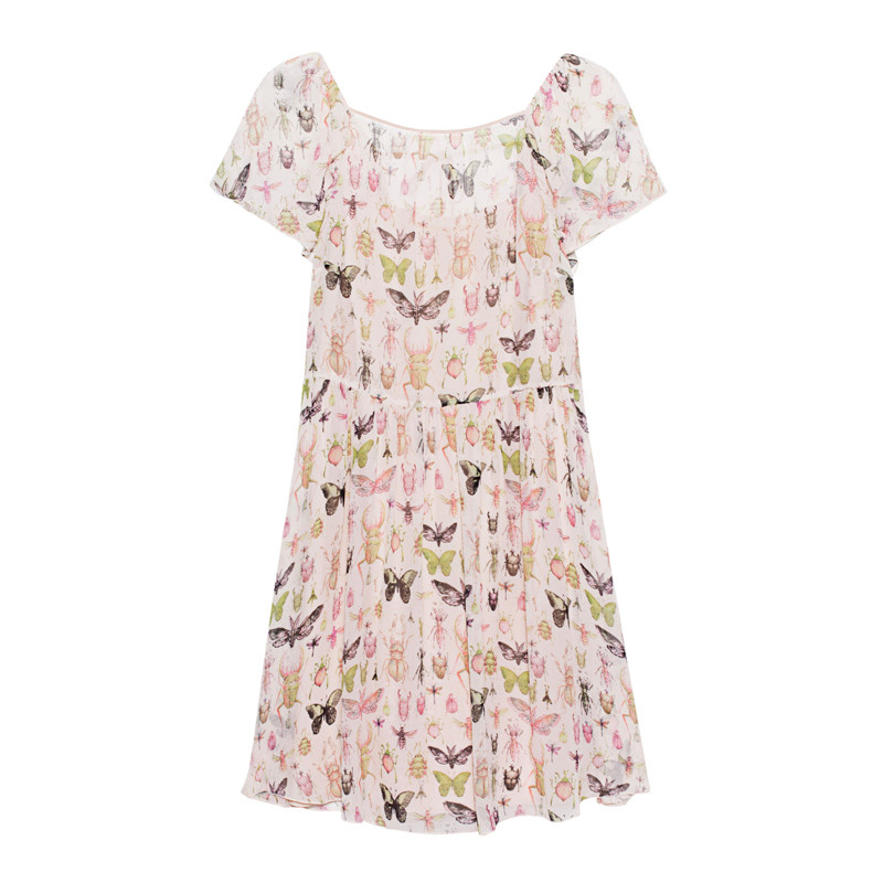 

Короткое платье с принтом RED VALENTINO