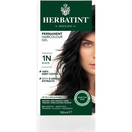 

Черный цвет 1N 150мл, Herbatint